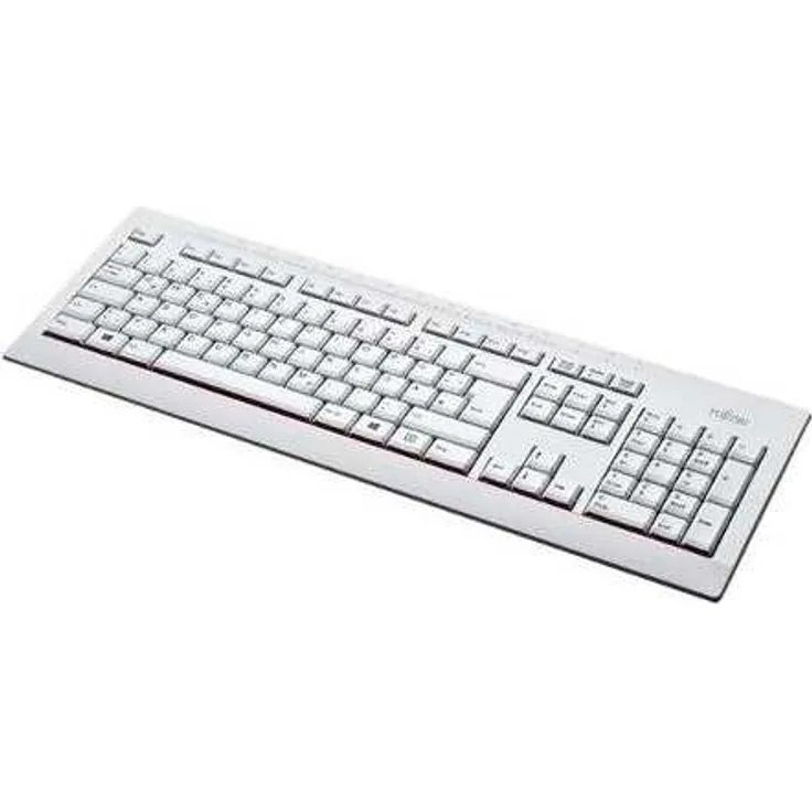 Fujitsu KB521 - Tastatur - USB - Schweiz QWERTZ - Marble Gray - OEM - für Celsius C780, J550, M7010, R970, ESPRIMO P558, Q958, FUTRO S5010, S7010, S9010 (S26381-K521-L170)
