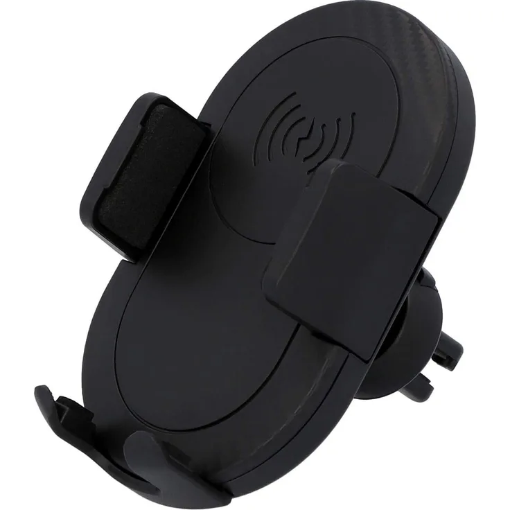 Cartrend Wireless-KFZ-Smartphonehalter, schwarz kabelloses Laden durch integrierte Induktionsladetechnik (10660)