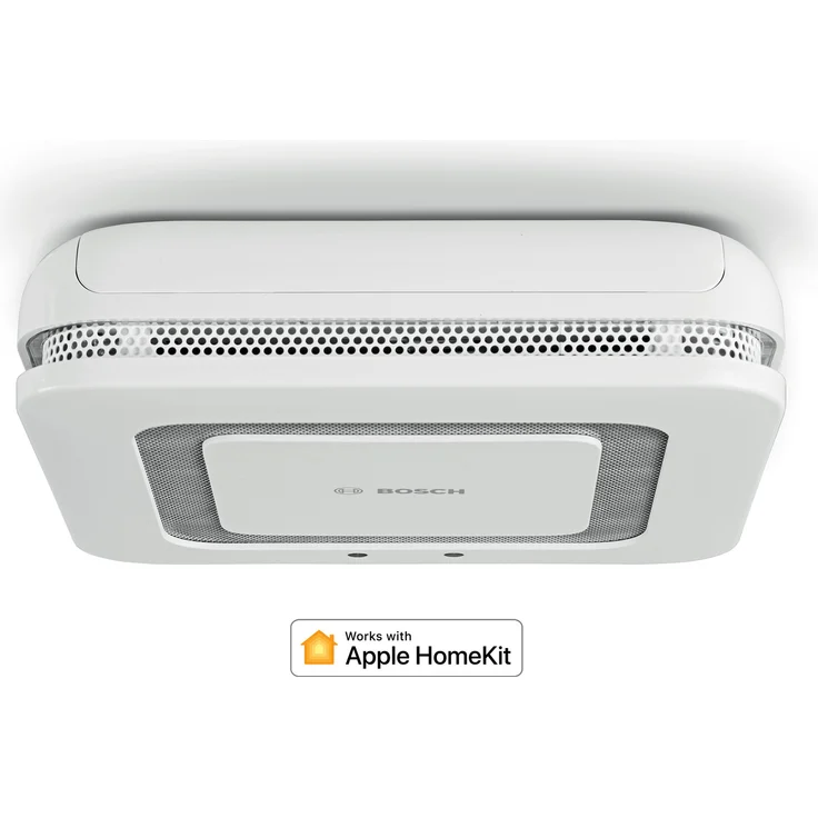 Bosch Smart Home Funk-Rauchwarnmelder Twinguard mit Luftqualitätsmessung, Bosch Smart Home System, App-Anbindung, kompatibel mit Apple HomeKit, weiß (8750001213) – Bild 2