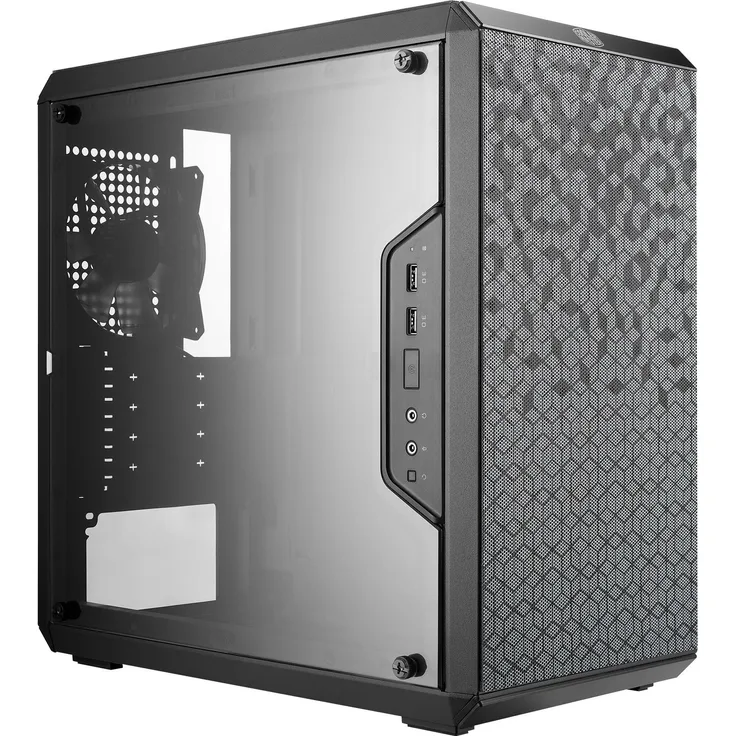 Cooler Master MasterBox Q300L PC Gehäuse Micro-ATX, Mini-ITX, USB 3.0, Seitenfenster MCB-Q300L-KANN-S00