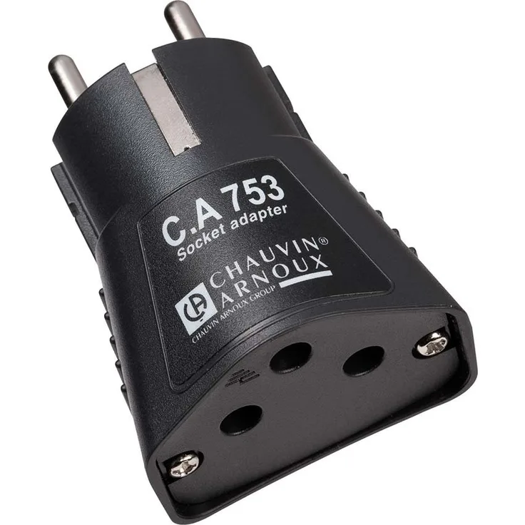 Chauvin Arnoux P01191748Z 753 Messadapter für Schuko-Steckdosen
