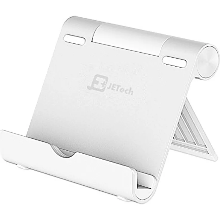 JETech iPad Ständer Verstellbarem Betrachtungswinkel Tragbarer Mini Tablet Halter Haltbare Aluminium für Tablets, E-Reader und Handys