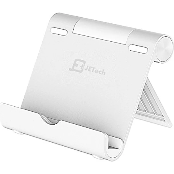 JETech iPad Ständer Verstellbarem Betrachtungswinkel Tragbarer Mini Tablet Halter Haltbare Aluminium für Tablets, E-Reader und Handys – Bild 1