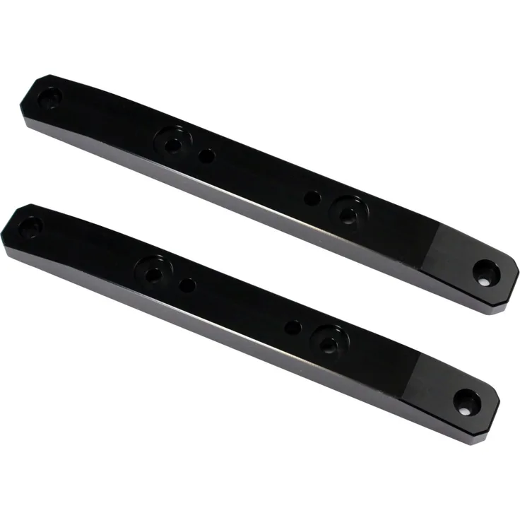 Watercool HEATKILLER Tube - 120mm Fan Adapter (pair), schwarz