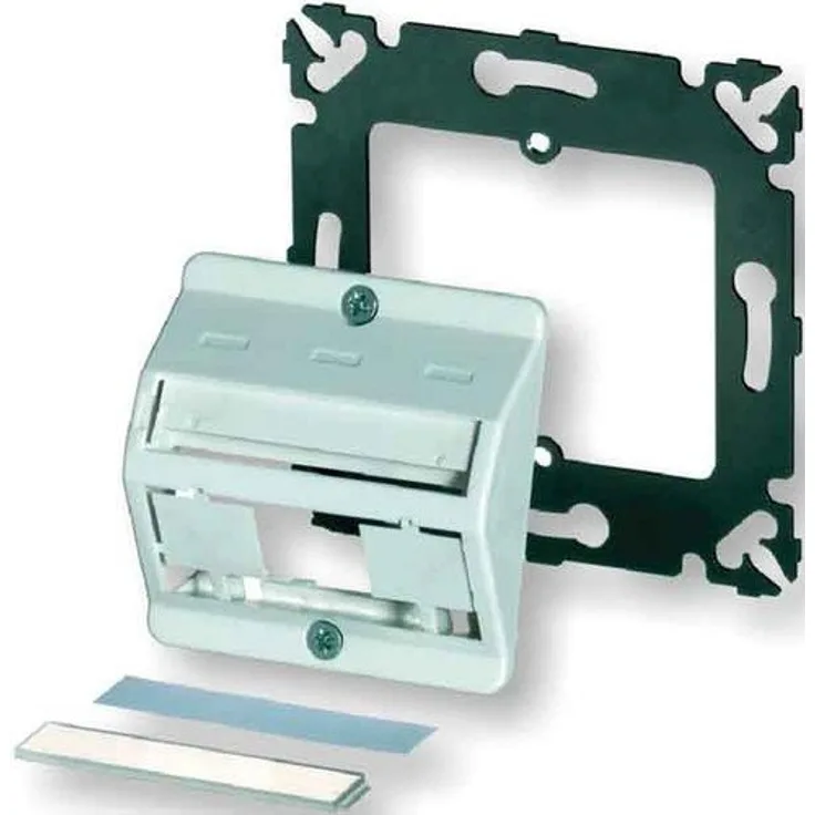 CommScope-AMP Netconn 3Port DIN Inst.-Kit 2-0336613-1 RAL9010 Kommunikationsanschlussdose Kupfer 7330268028571