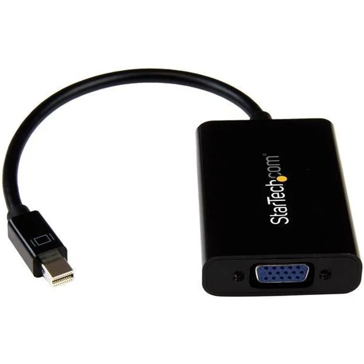 StarTech.com Mini DisplayPort to VGA Adapter with Audio - Videokonverter - Schwarz (MDP2VGAA)