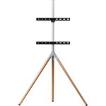 One For All Universelles Tripod TV-Stativ - Bildschirmgrößen 32-65'' - LCD-LED-Plasma-OLED-QLED-TV-Geräte-schwenkbar um 360° - Höhenverstellbar - VESA 400x400 - elegantes Design - WM7472