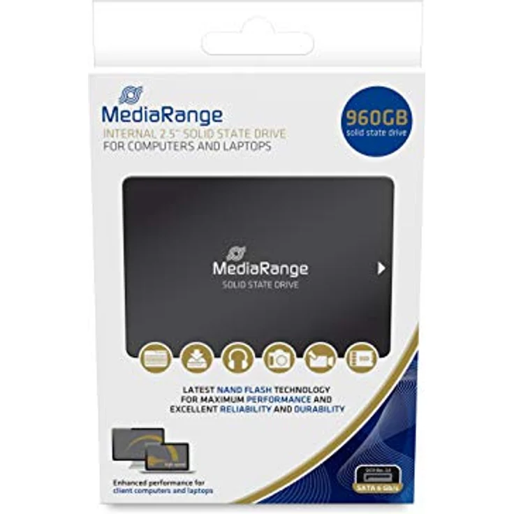 MediaRange MR1004 Internes Solid State Drive 2.5 Zoll 960 GB Serial ATA III TLC (MR1004) – Bild 1