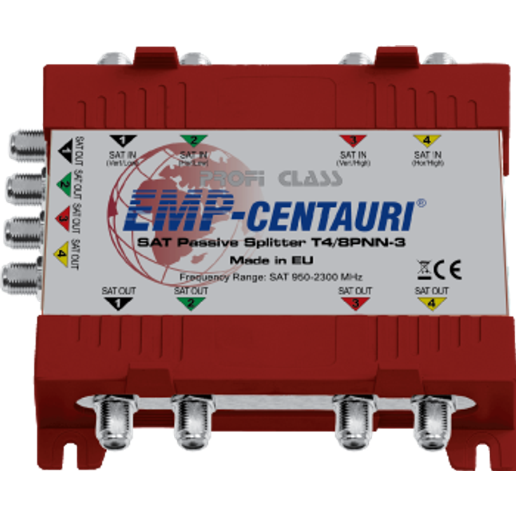 2way Passive Signal Splitter with 4sat