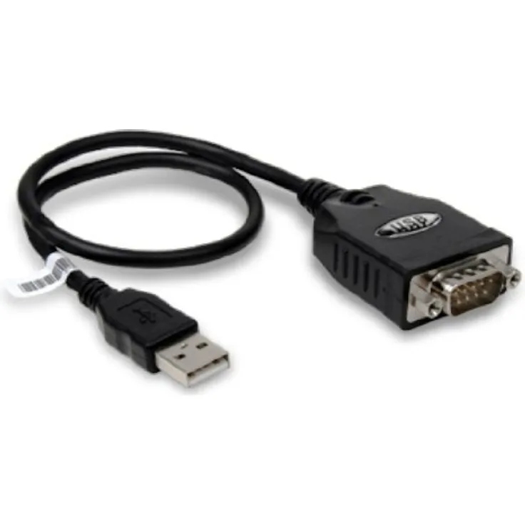 Hamlet XURS232 USB to Serial Port Adapter RS-232 Schwarz - Kabelschnittstellen--Adapter (USB, RS-232, 0,65 m, Schwarz)