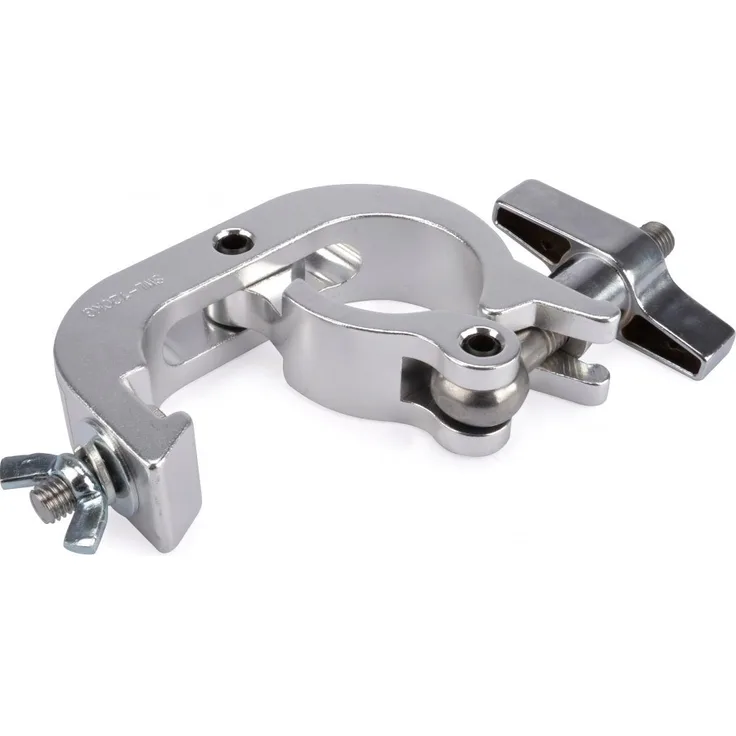 Riggatec Halbschellenhaken - Trigger Clamp silber bis 250 kg (48 - 51 mm)