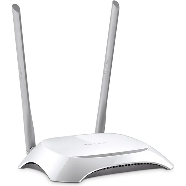 TP-Link TL-WR840N N300 WLAN Router (300Mbit-s (2,4GHz), 4 x 10-100Mbit-s LAN Ports, IPv6, 2 externe Antennen, WPS, Accesspoint Modus), weiß- schwarz – Bild 3
