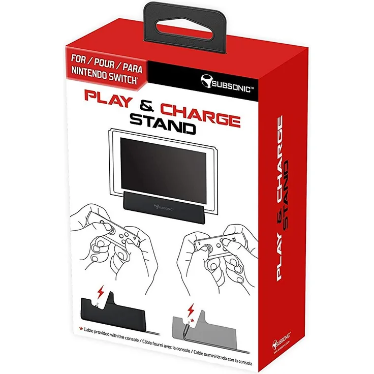 Subsonic - Ladungs und SpielSupport für Nintendo switch - Play & charge stand
