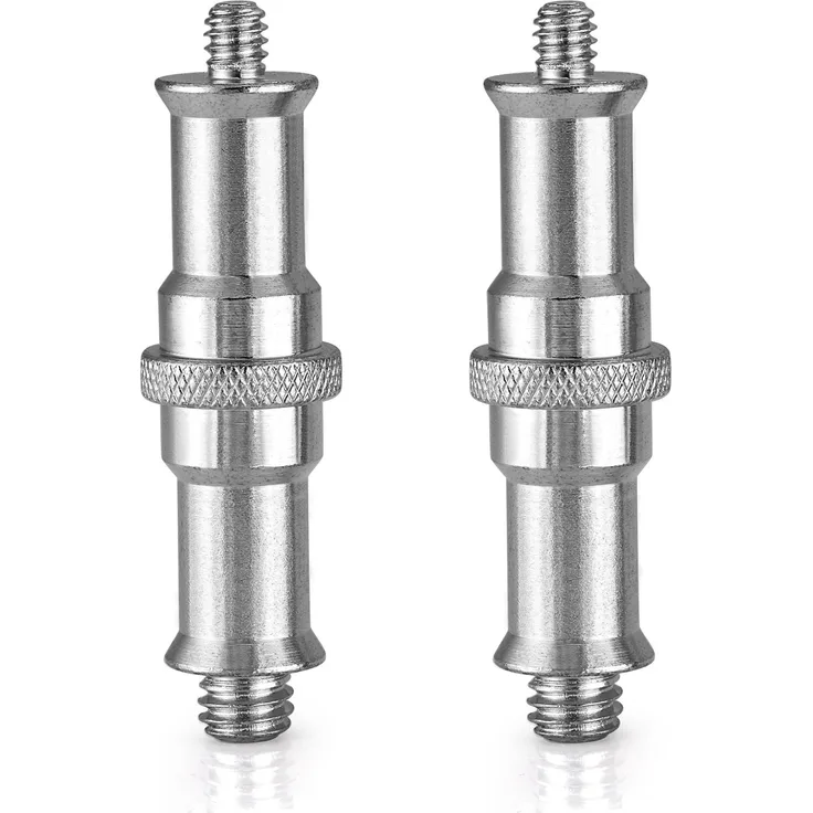 Neewer Adapter für Blitzschuh- / Kaltschuh-Adapter aus Metall, 1 mm auf 3/8 Zoll, 2 Stück