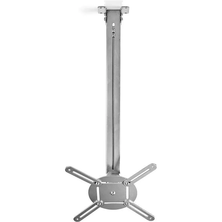 Nedis - Deckenhalterung für Projektor - 360° drehbar - Max. 10 kg - 550-1000 mm Deckenabstand - Vollbeweglich - 4 Arme - Schnelle und einfache Montage - Mounting Hole Range 185-327 mm - Grau