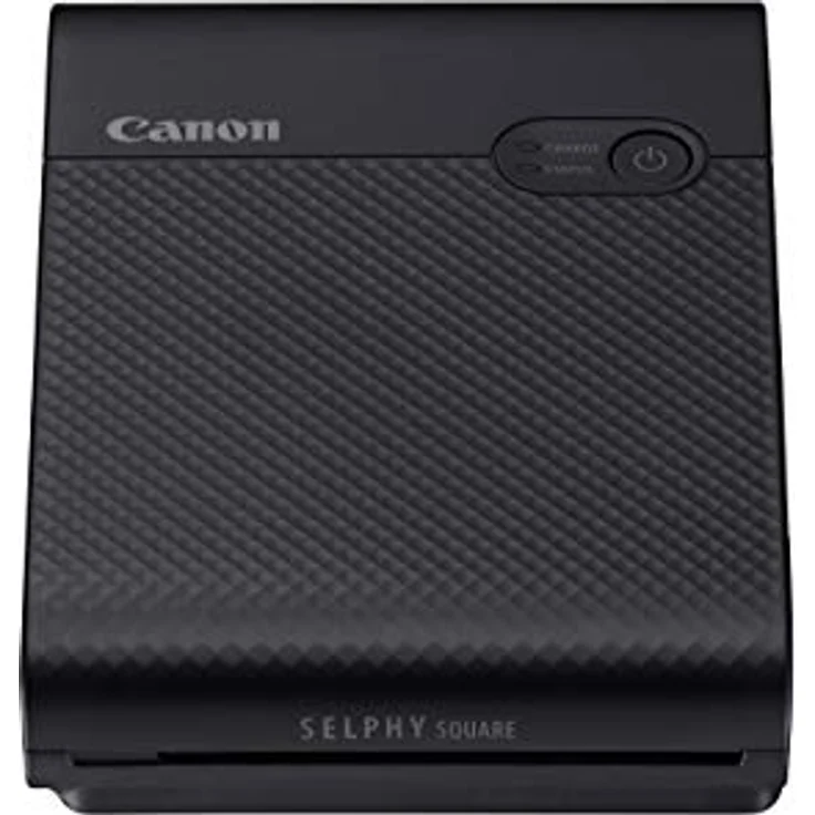 Canon SELPHY SQUARE QX10 Mini-Fotodrucker - mit quadratischem Druck (eingebauter Akku, WLAN, 287 dpi x 287 dpi, USB Kabel, Thermosublimationsdruck) schwarz – Bild 1