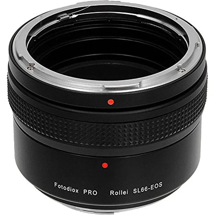 Fotodiox Pro Lens Mount Adapter, Rolleiflex SL66 Lens to Canon EOS EF, EF-S Mount Camera such as EOS 7D, 5D, 60D & Rebel T3