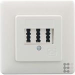 Rutenbeck TAE 3x6 NFN UP reinweiß