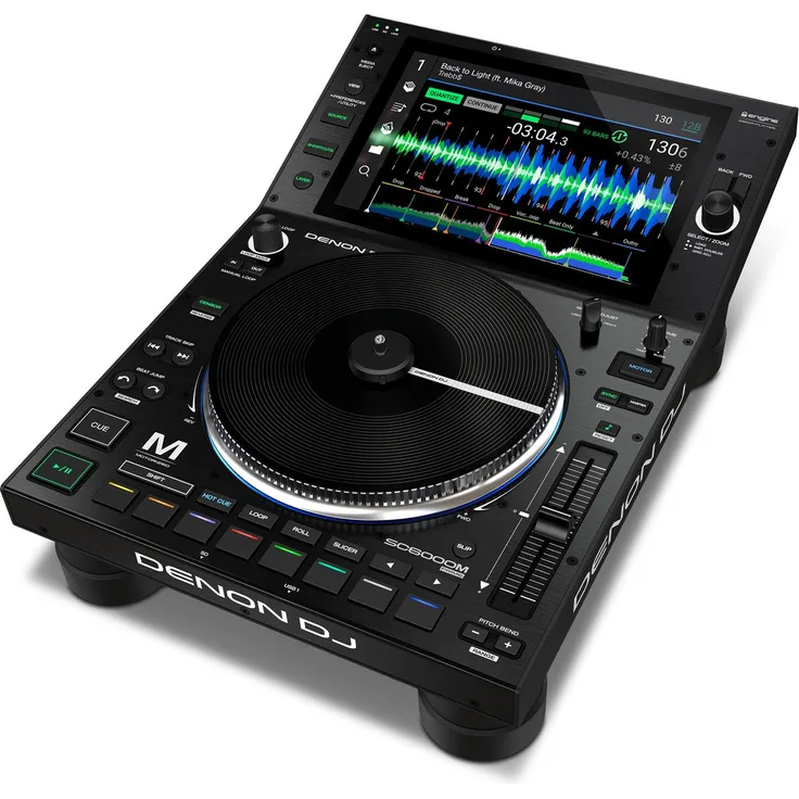 DENON DJ SC6000M PRIME Prof. DJ-Medienplayer motorisiertem 8,5" Plattenteller & 10,1"Touchscreen
