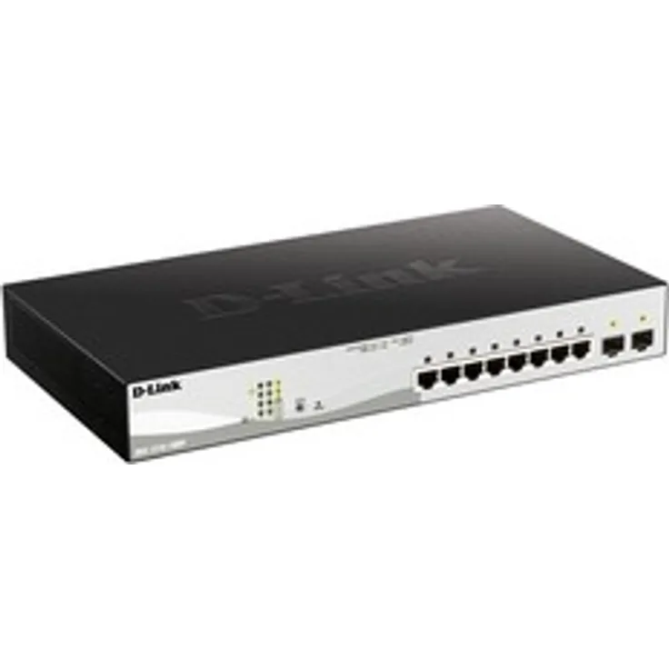 D-Link DGS-1210-10MP gemanaged L2-L3 Gigabit Ethernet (10-100-1000) Energie Über Ethernet (PoE) Unterstützung Schwarz Netzwerk-Switch, DGS-1210-10MP