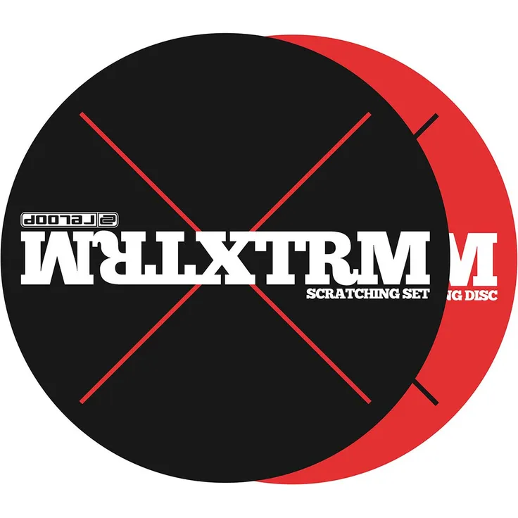Reloop XTRM Scratching Set - spezielle Rutschfolie, Filz-Slipmat (extra hart), extremes Scratching und Back, verringert die Reibung zwischen Slipmat und Plattenteller