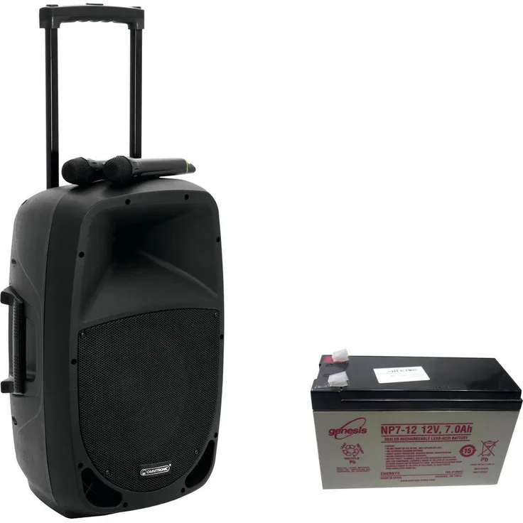 Omnitronic Set MES-12BT2 + Akku