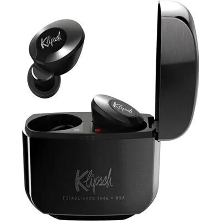 Klipsch T5 II Gun Metal True Wireless In-Ear-Kopfhörer, schwarz