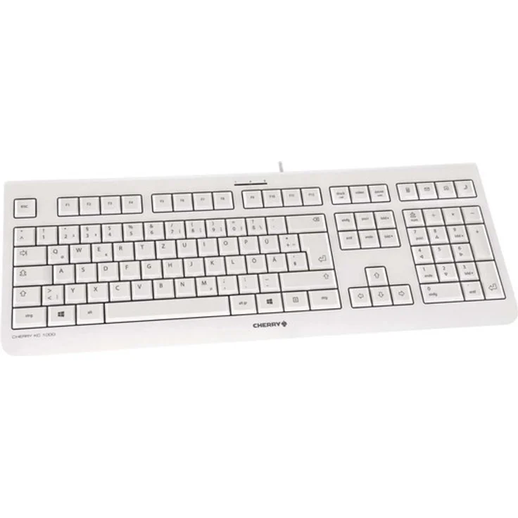 CHERRY KC 1000 - Tastatur - Deutsch QWERTZ - Hellgrau (JK-0800DE-0) – Bild 1