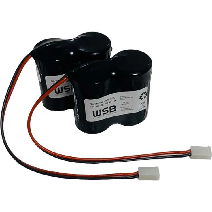 Ersatzbatterie kompatibel ABUS Security-Center für 2WAY-Funksirene...