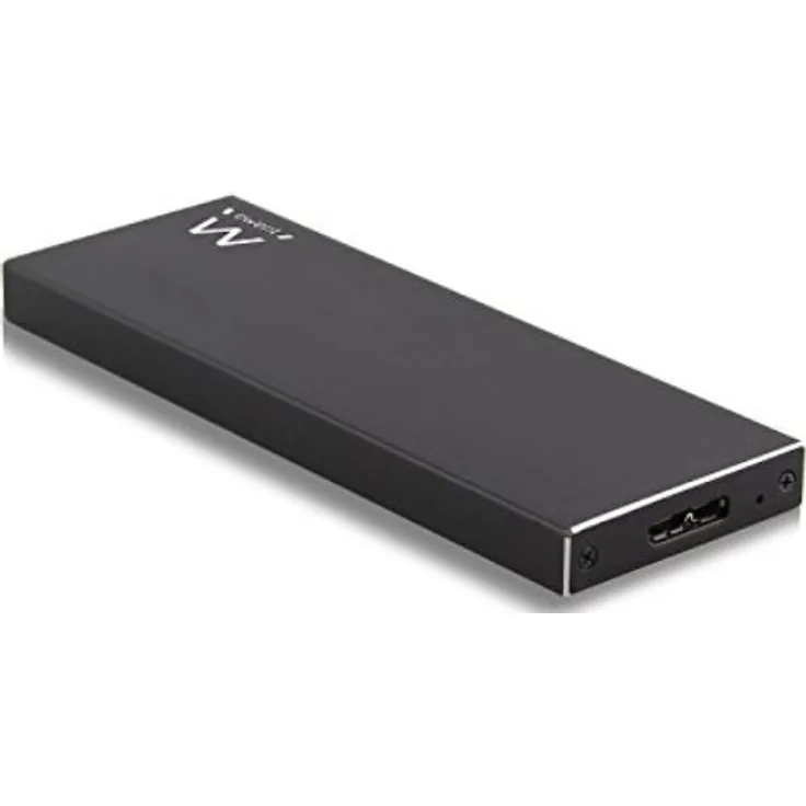 Ewent EW7023 Tragbarer USB 3.1 Gen1 (USB 3.0) M.2 SSD Enclosure, kompartibel mit PC und Mac, Aluminum Enclosure