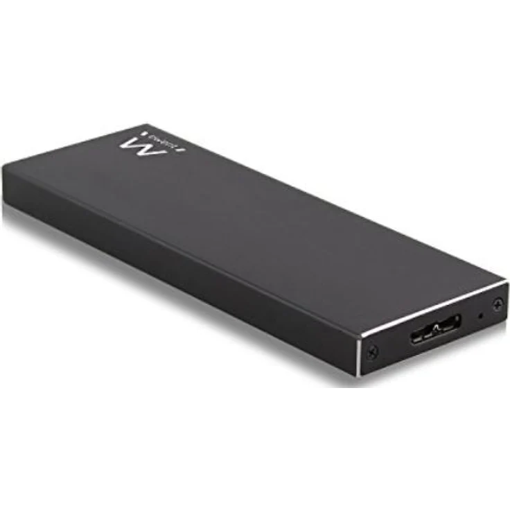 Ewent EW7023 Tragbarer USB 3.1 Gen1 (USB 3.0) M.2 SSD Enclosure, kompartibel mit PC und Mac, Aluminum Enclosure – Bild 1