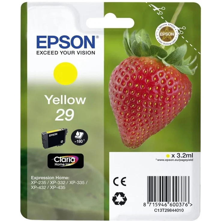 Epson C13T29844022 Gelb Original Tintenpatronen Pack of 1 – Bild 1
