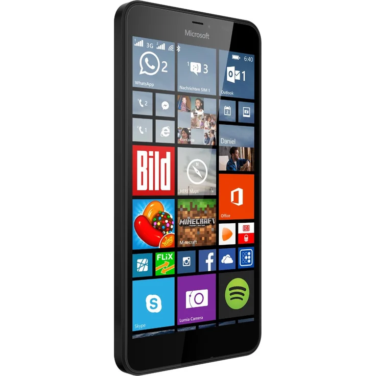 Microsoft Lumia 640 XL DS Smartphone 5,7 Zoll-Display, 8GB interner Speicher, Dual-SIM, Windows, Schwarz – Bild 5