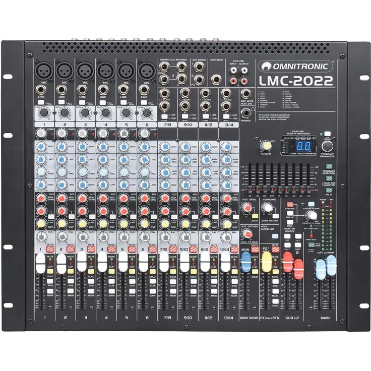 Omnitronic 10040283 Lmc-2022Fx USB Mixer