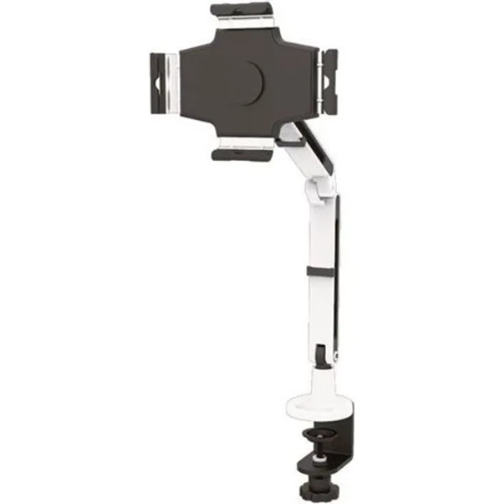 StarTech.com Schreibtisch Tablet Halter, Schwenkbarer Arm, Für iPad und Android, Weiß, Tablethalter, Tablet Halterung