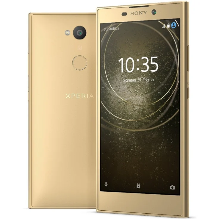 Sony Xperia L2 Smartphone 13,97cm (5,5 Zoll) LCD-Display, 32GB interner Speicher, 3GB RAM, Dual-SIM, Android, Gold – Bild 3