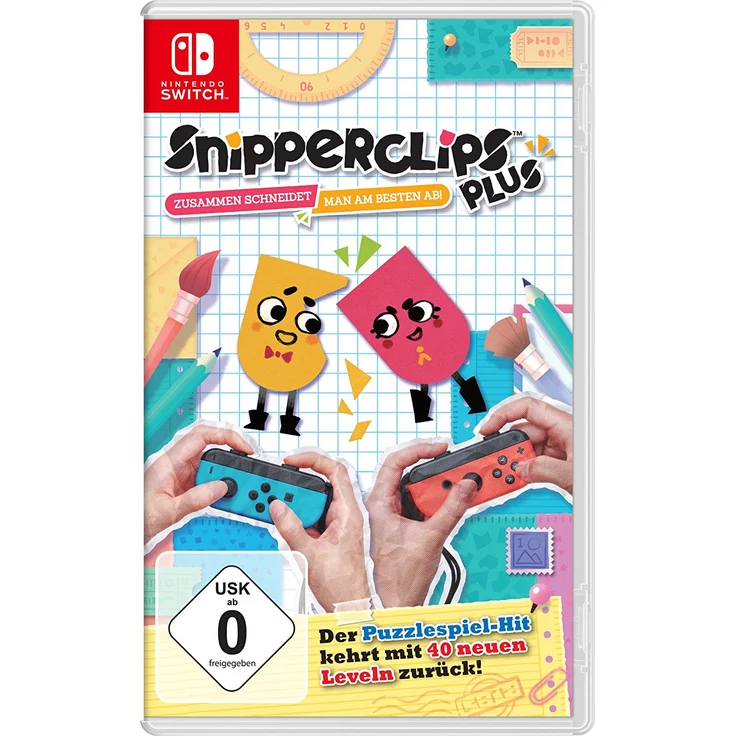 Snipperclips Plus - Zusammen schneidet man am besten ab! (Switch) – Bild 1