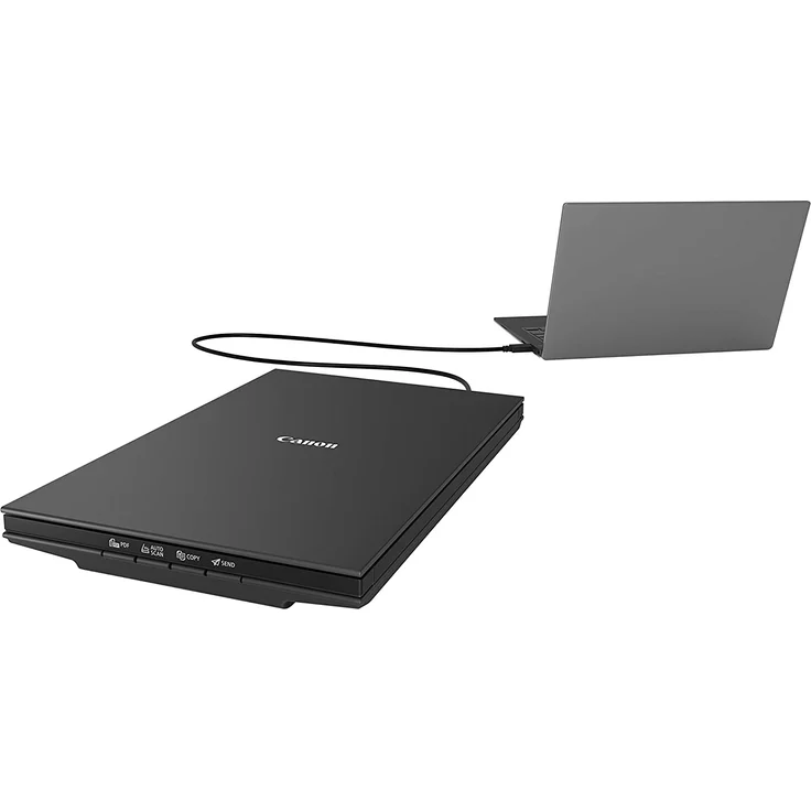 Canon LiDE 300 Scanner CanoScan Flachbettscanner DIN A4 (2.400 x 2.400 dpi, 4 Scantasten, Stromversorgung über USB, ca. 10 s- Farbseite 300 dpi, 48 Bit interne Farbtiefe), schwarz – Bild 4