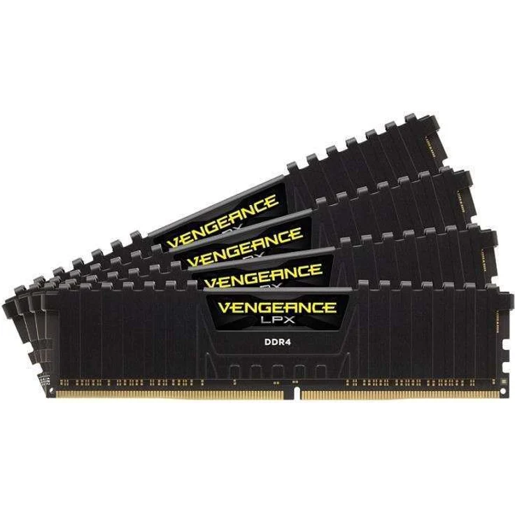 Corsair Vengeance LPX 32GB (4x8GB) DDR4 2666MHz C16 XMP 2.0 High Performance Desktop Arbeitsspeicher Kit, Schwarz - Preisvergleich – Bild 1