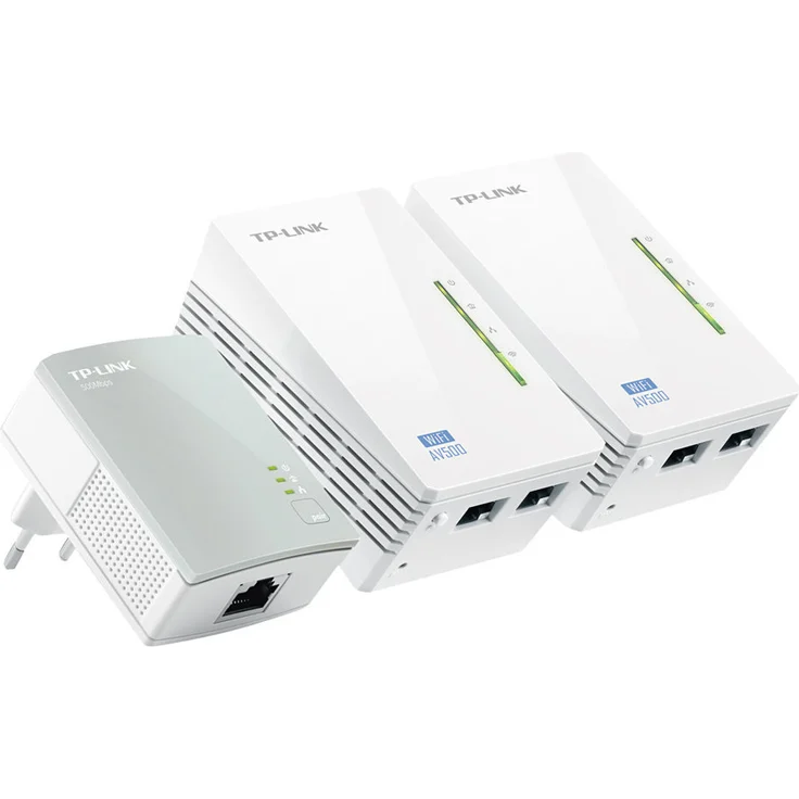 TP-Link AV500 Powerline Extender Triple Kit, 3er-Bundle (TL-WPA4220TKIT) - Preisvergleich – Bild 1