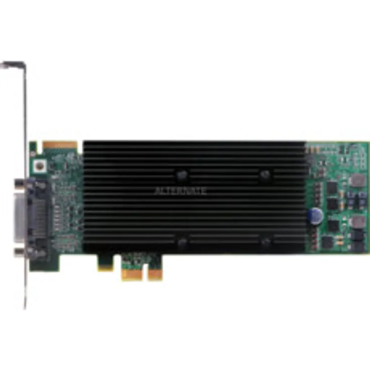 Matrox M9120 Plus LP DualHead Grafikkarte (PCIe x1, 512MB GDDR2 Speicher, ATX, Dual DVI-I)