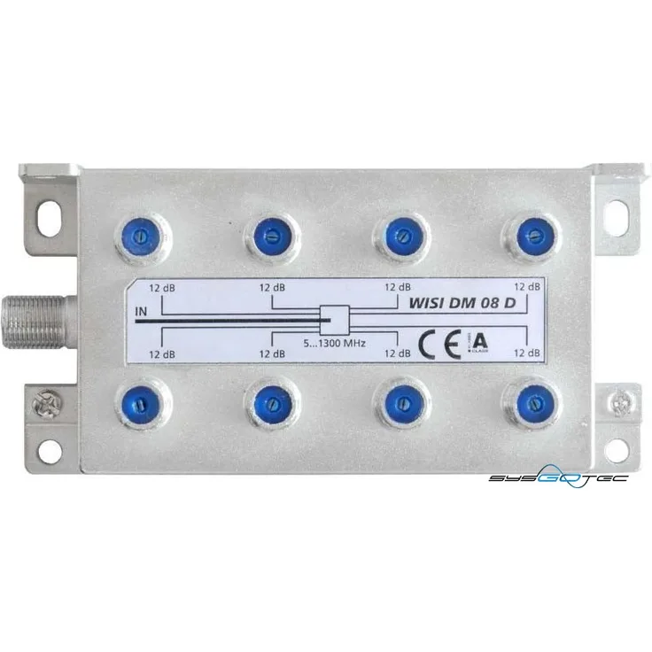 WISI Verteiler 8f. 5-1300MHz 11dB Cl.A DM 08 D