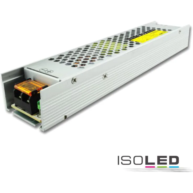 ISOLED LED Trafo 12V-DC, 0-200W, Gitter Slim