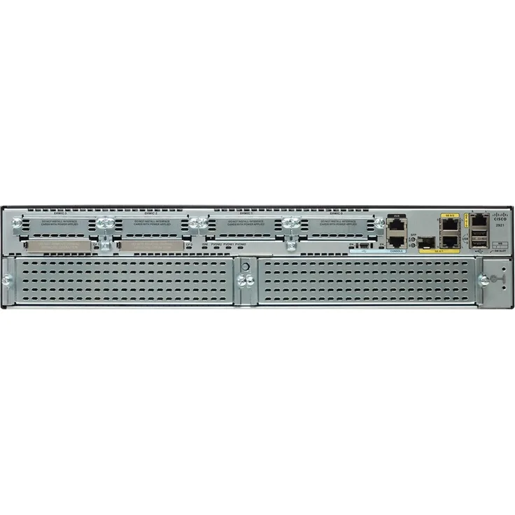 Cisco 2921 - Router - GigE - WAN-Ports: 3 - an Rack montierbar