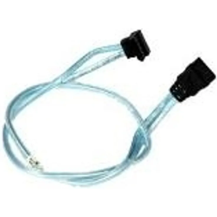Super Micro Supermicro CBL-0226L - SATA-Kabel - SATA (W) gerade bis SATA (W) rechtwinklig - 43cm - rund - für Supermicro SC809, A+ Server 2041M-32, Twin Server 1022, SuperServer 10XX, 50XX (CBL-0226L)