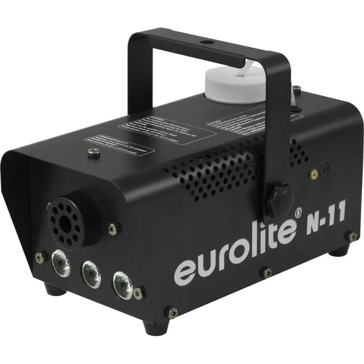 Eurolite N-11 LED Hybrid blau Nebelmaschine | Kompakte 400-W-Nebelmaschine mit blauen LEDs | Der austretende Nebel wird beleuchtet | Absolutes Highlight für Veranstaltungen wie eine Halloweenparty