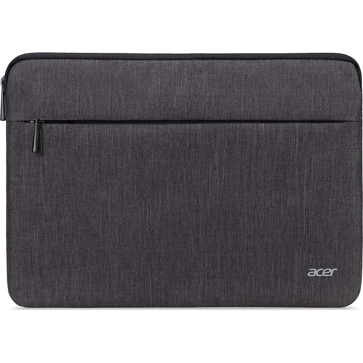 Acer Laptop Tasche - Protective Sleeve (geeignet für bis zu 14 Zoll (35,6 cm) Laptops und Chromebooks, universelle Schutzhülle, mit Fronttasche) grau – Bild 1