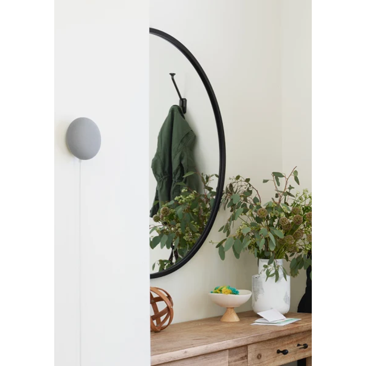 Google Nest Mini (2. Generation) Sprachassistent, Kreide/Rock Candy – Bild 9