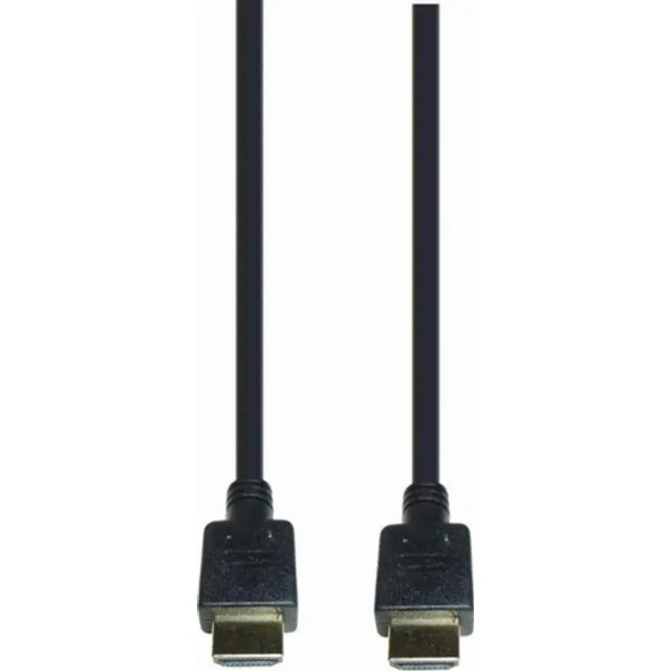 e+p HDMI/HDMI, 2m 2m HDMI HDMI Schwarz HDMI-Kabel