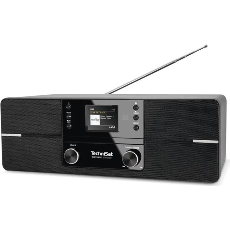 TechniSat DIGITRADIO 371 CD BT CD-Radio mit Bluetooth, TFT-Display, Wecker, schwarz – Bild 3